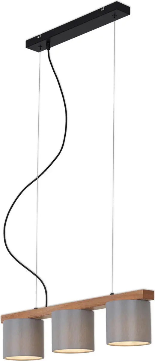 Briloner Wood & Style Hanglamp 4-Lichts