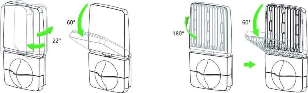 Theben Solar LED Straler P12 AL PIR - 11W 4000K 900lm Wit - afbeelding 6 van 6