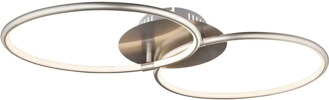 Globo Plafondlamp 30W Warm Wit Zilver