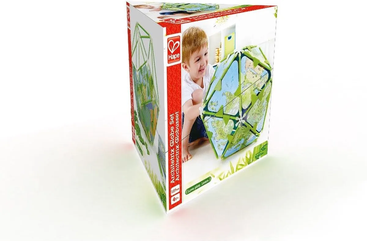 Hape Architectrix Globe Set - 127 Onderdelen - Groen