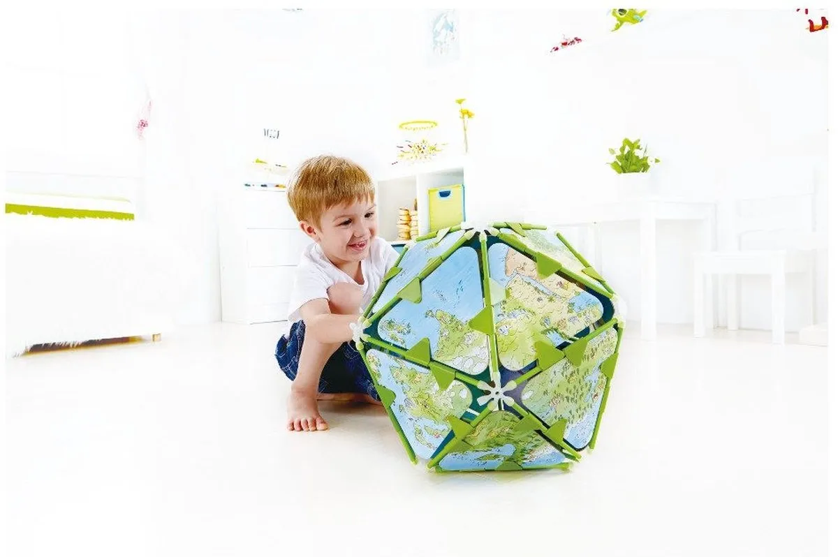 Hape Architectrix Globe Set - 127 Onderdelen - Groen