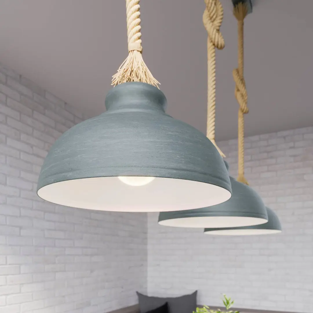 Lindby Chaby Hanglamp 3xE27 Beton