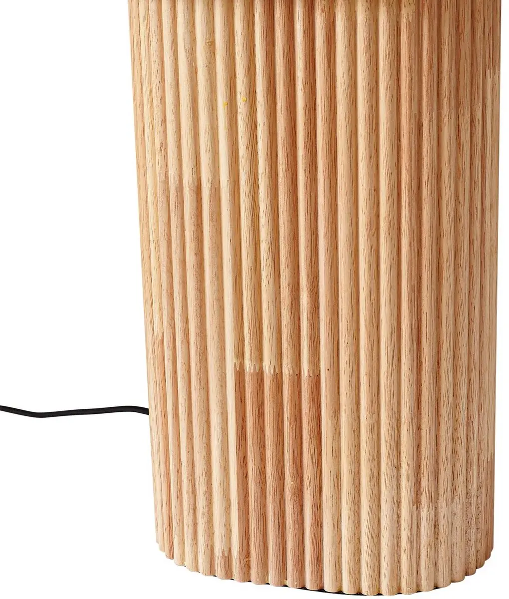 Lindby Vloerlamp Hout 1 Licht E27 - 100cm