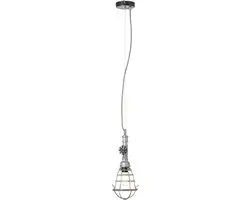 Brilliant Pijp Hanglamp 1-licht Zilver - 60W E27