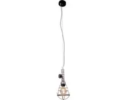 Brilliant Pijp Hanglamp 1-licht Zilver - 60W E27