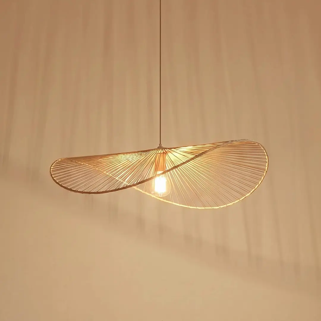 Lindby Hanglamp Papier 1 Licht E27 - 16cm - Beige