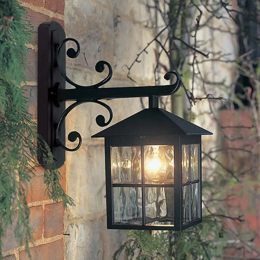 Elstead Winchester LED Wandlamp E27 60W - Dimbaar - Zwart - afbeelding 6 van 6
