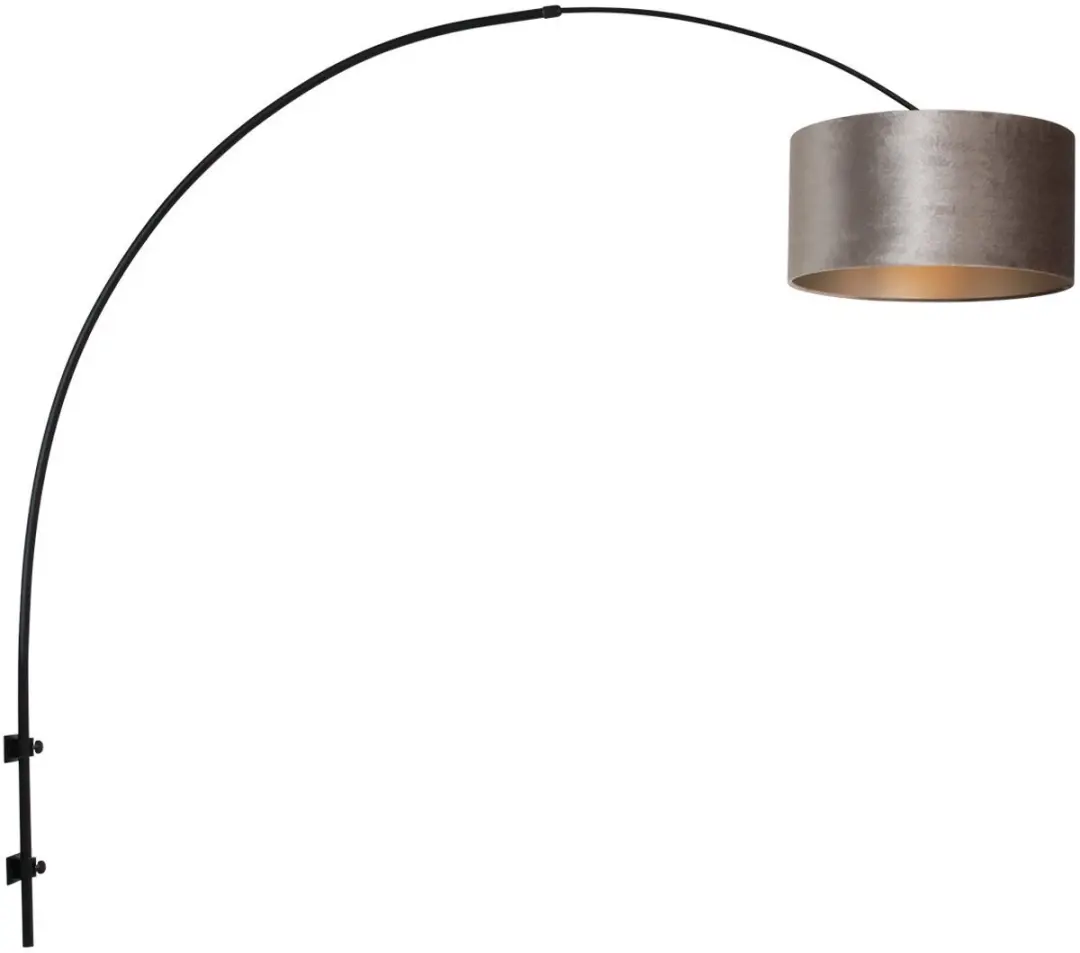 Steinhauer Zwarte Boog Wandlamp