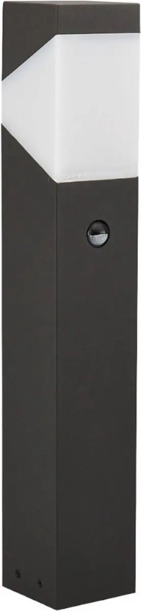 Lucande Sokkellamp Aluminium Grafietgrijs/Opaalwit - E27