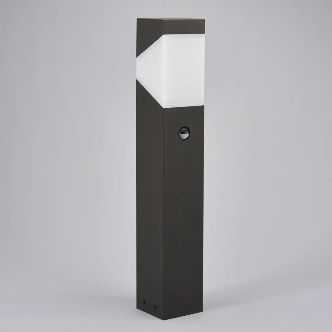 Lucande Sokkellamp Aluminium Grafietgrijs/Opaalwit - E27