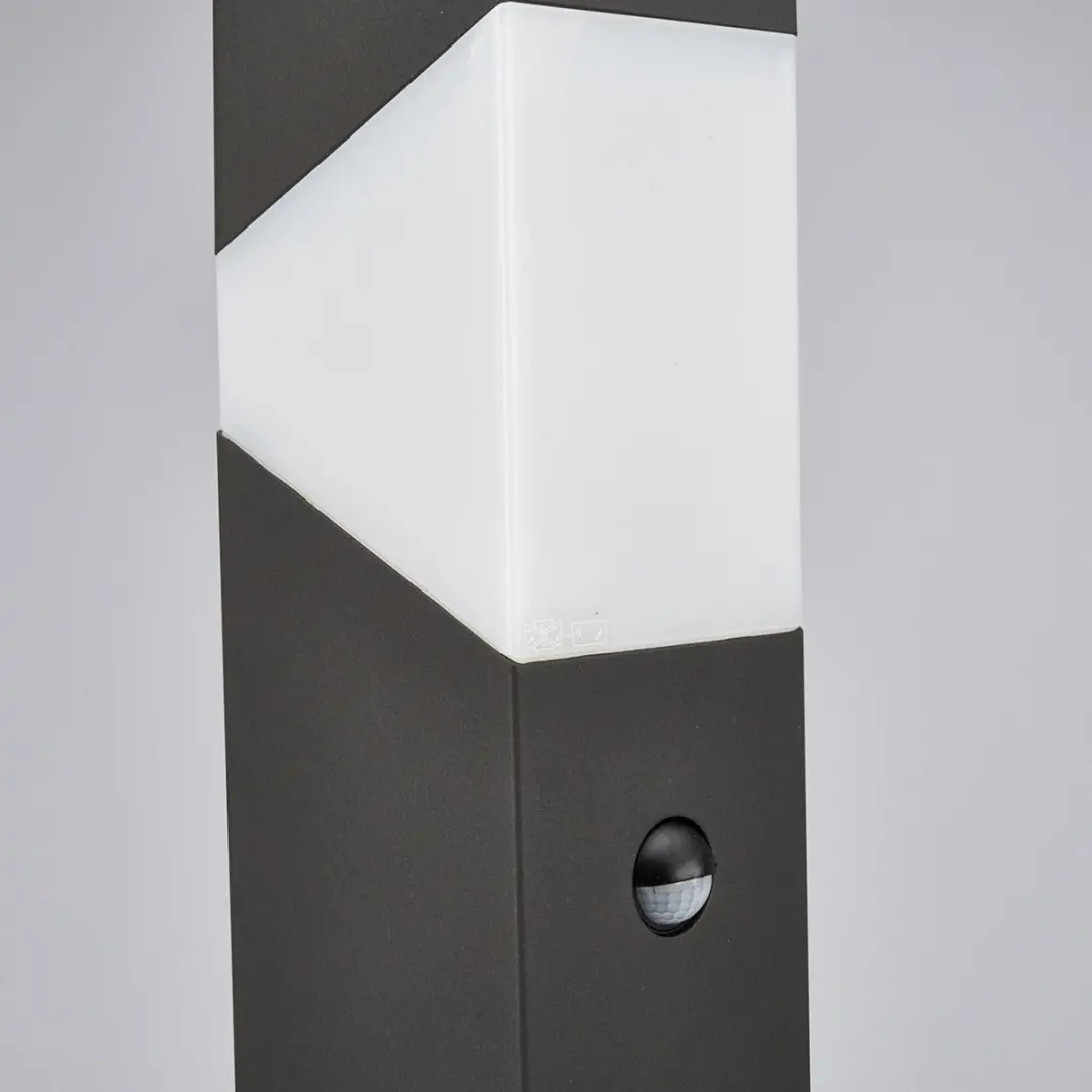 Lucande Sokkellamp Aluminium Grafietgrijs/Opaalwit - E27