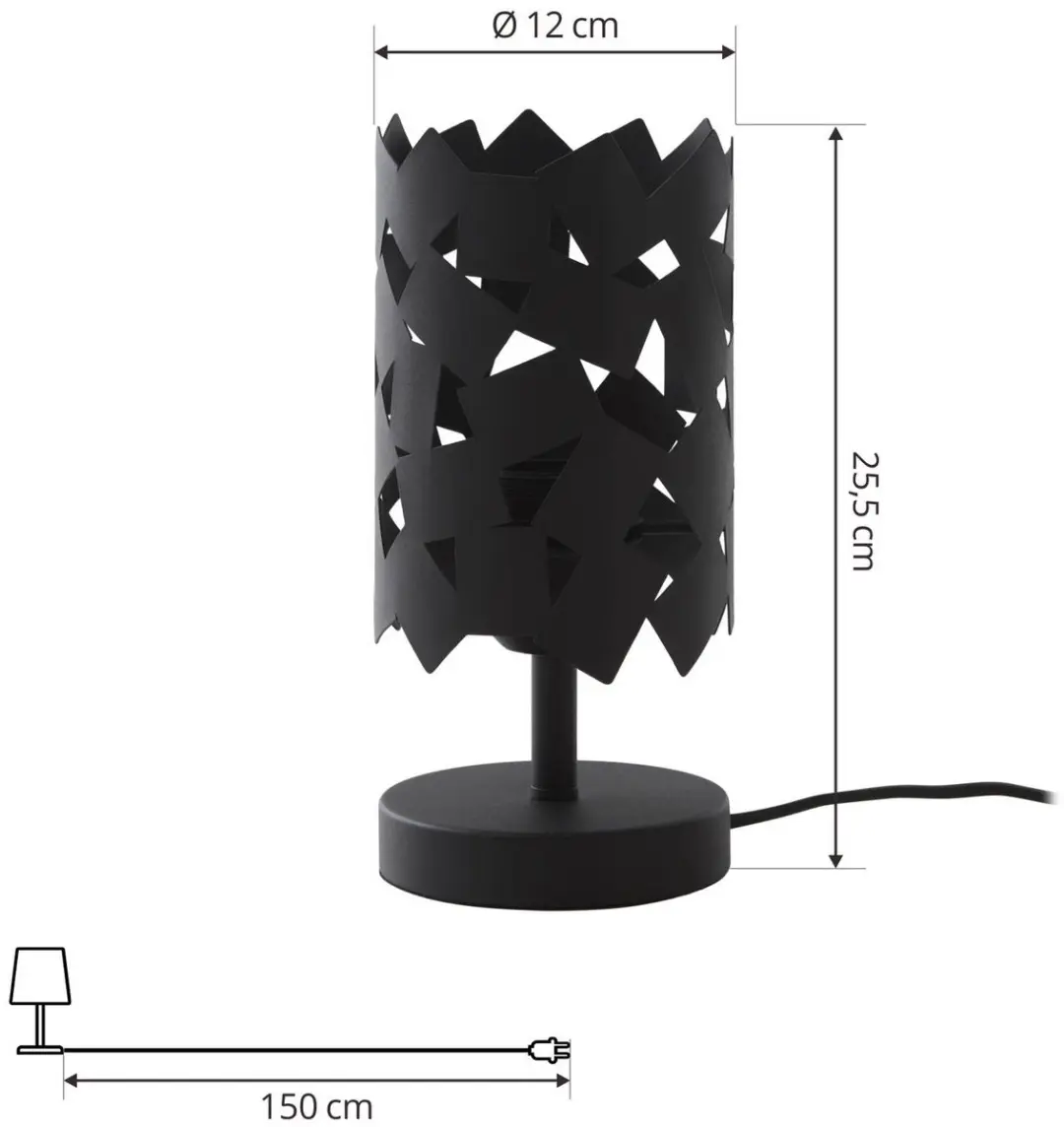 Lucande Tafellamp 1 Licht E27