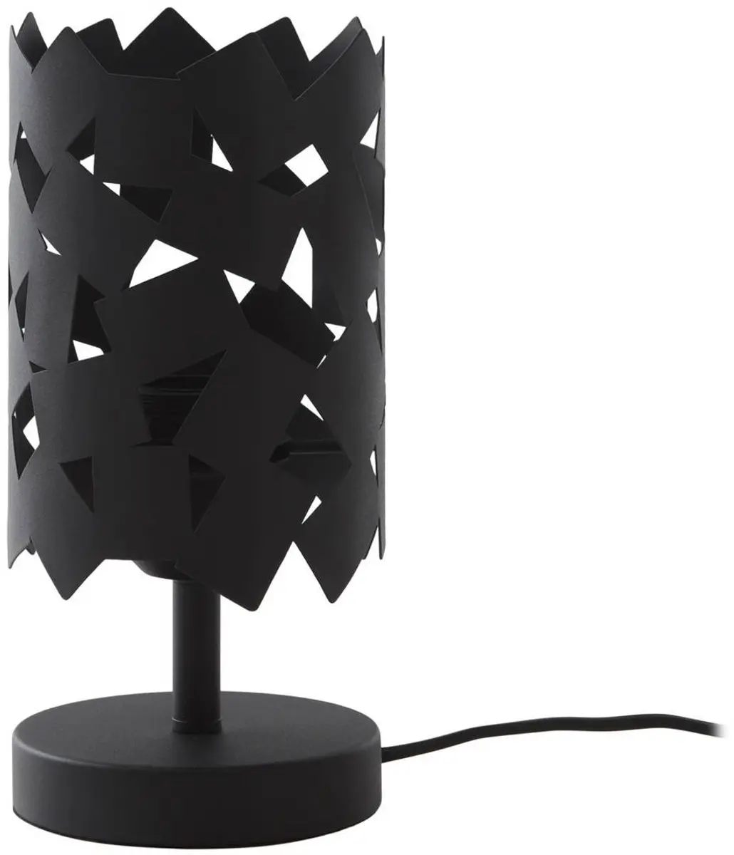 Lucande Tafellamp 1 Licht E27 - Zwart