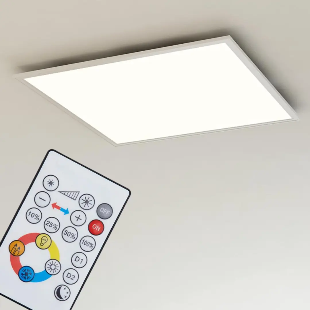 Briloner Piatto Plafonnière LED 36W 3800lm - Wit