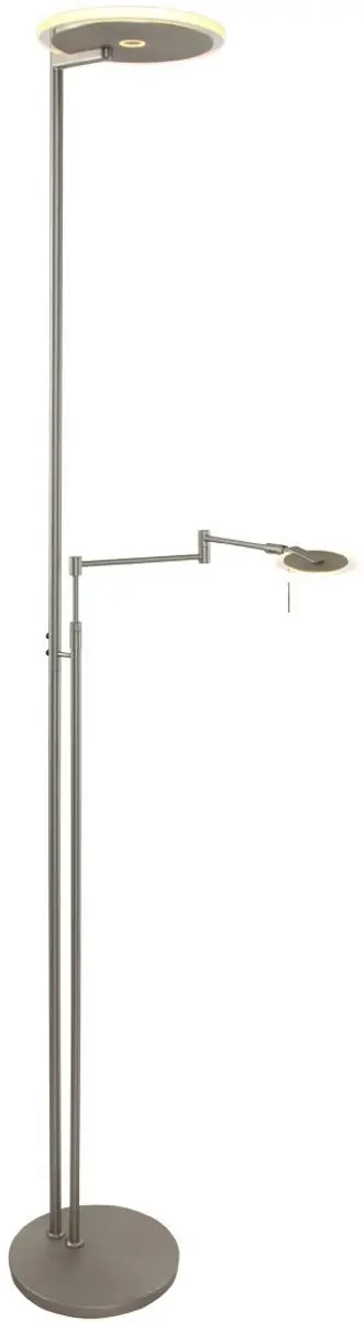 Steinhauer Turound 2560ST Vloerlamp - Zilver