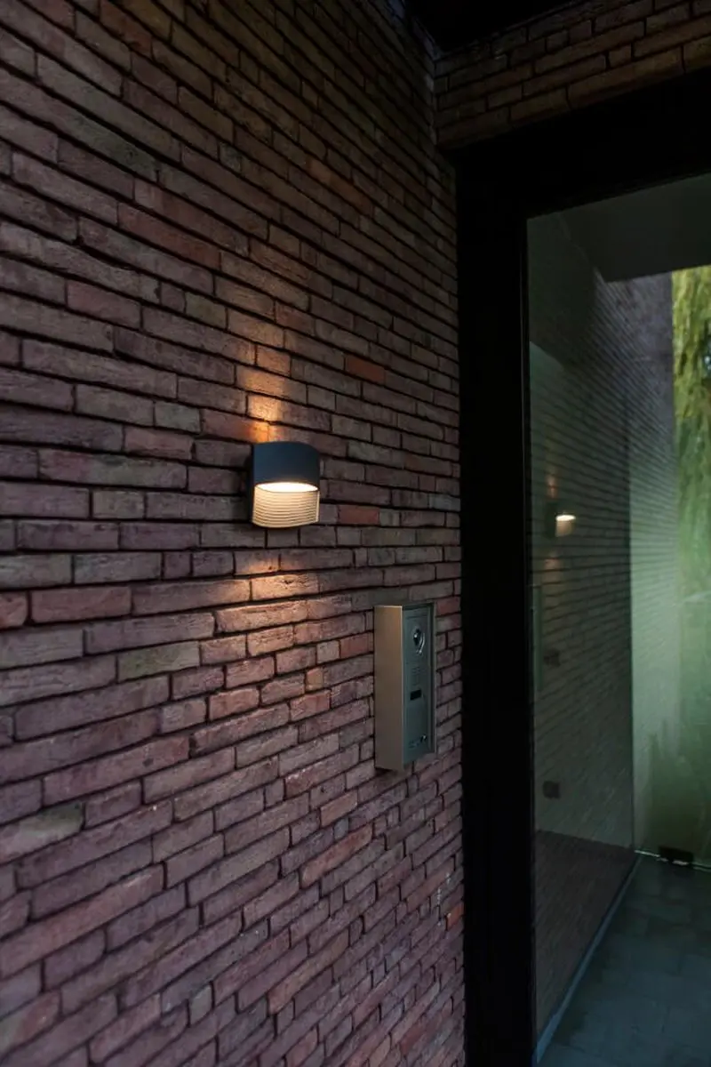 Lutec Wandlicht Lotus 11W - Donkergrijs - afbeelding 6 van 6
