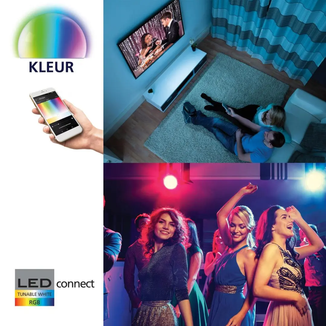 EGLO Connect Voltago-C Wandlamp - Ø380 - Wit