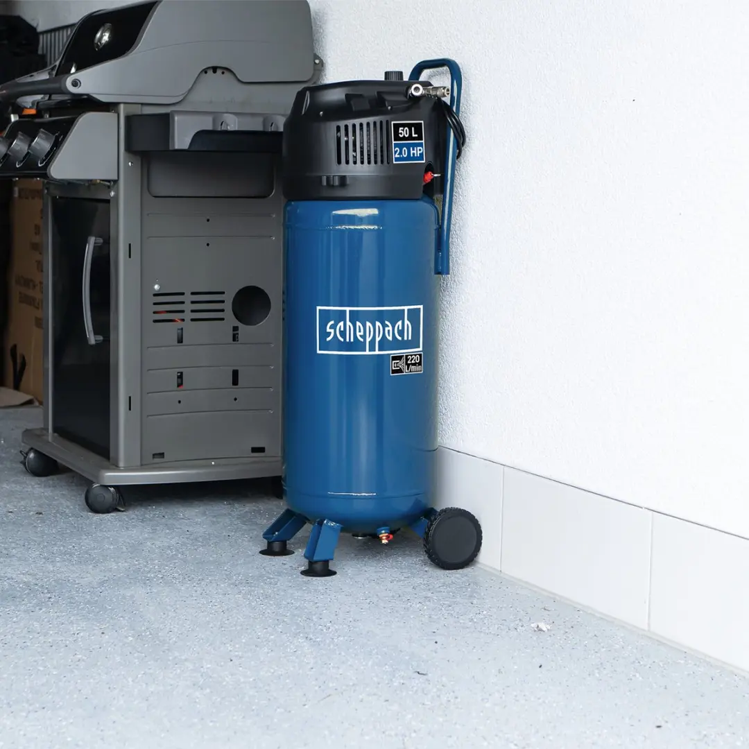 Scheppach HC51V Olievrije Compressor 1500W - 50L - 10 bar