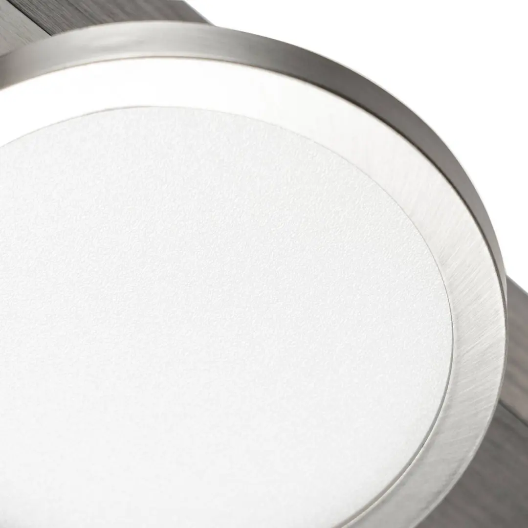 Lucande Plafondlamp 2 Lichtpunten GU10 7W - Nikkel