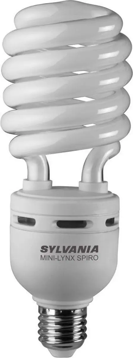 Sylvania Mini-Lynx Spiro 35W E27 Koel Wit