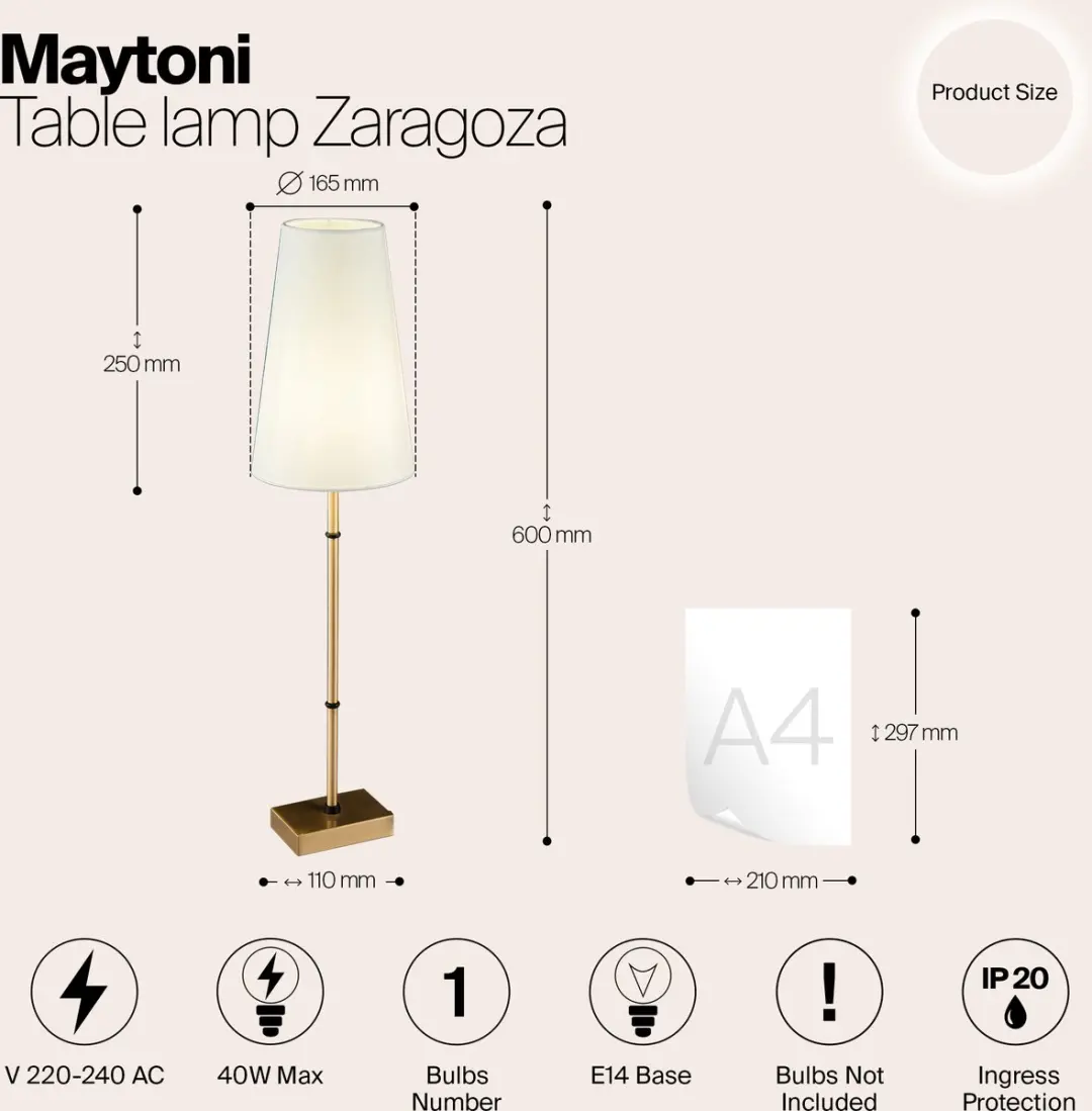 Maytoni Zaragoza Kroonluchter