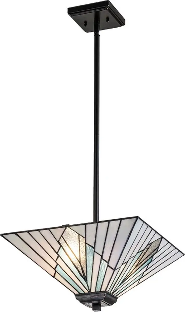 Elstead Tiffany LED Hanglamp Alderley 2xE27