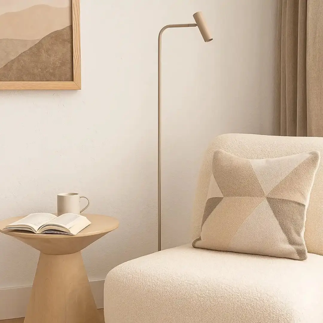 Freelight Undici Vloerlamp - 2 Lichtpunten 135cm - Zwart