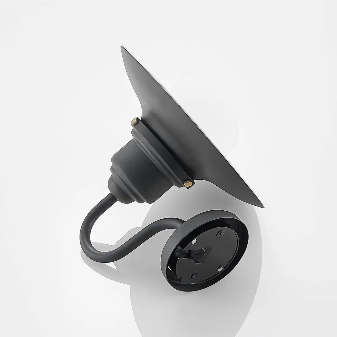 Lindby Wandlamp Buiten 1 Licht E27 - Donkergrijs