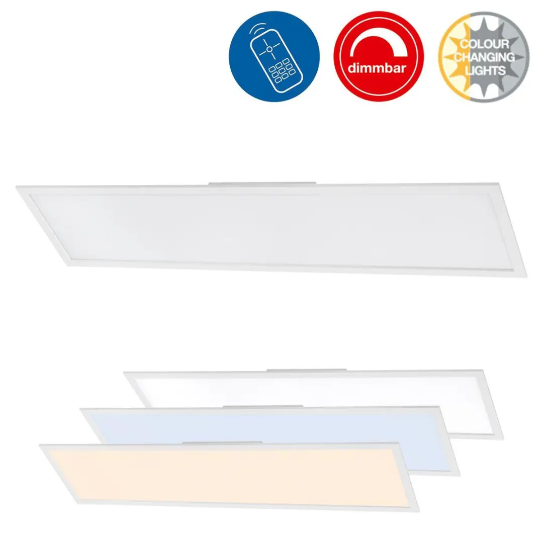 Briloner Piatto Plafonnière LED 36W 3800lm - Wit