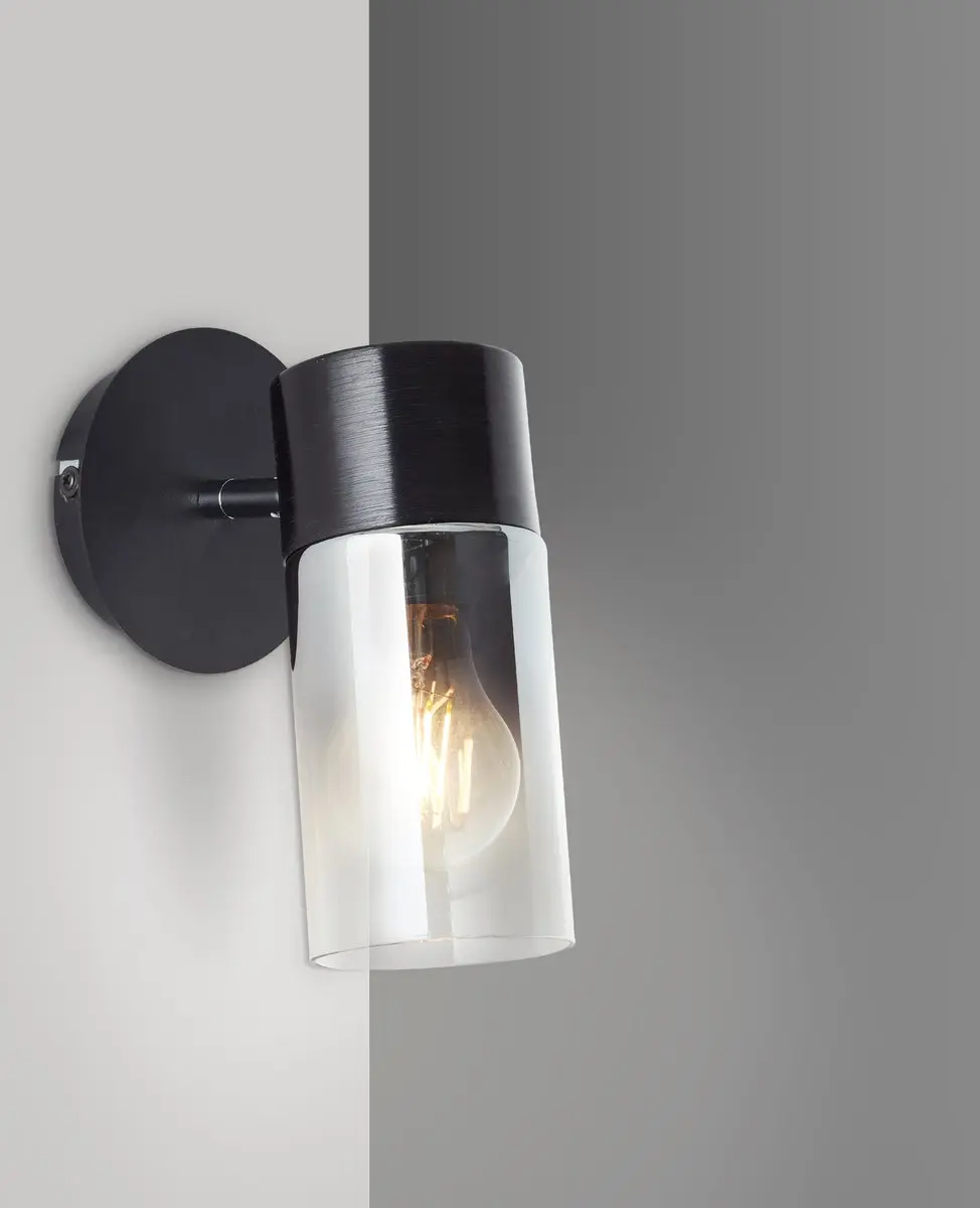 Brilliant Alia Spot 1-lamps E27 40W - Rookglas
