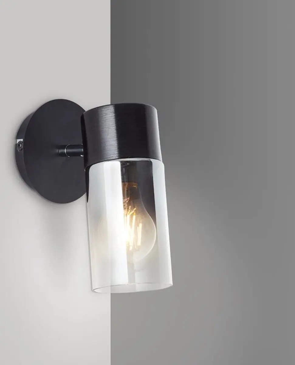 Brilliant Alia Spot 1-lamps E27 40W - Rookglas - afbeelding 6 van 6