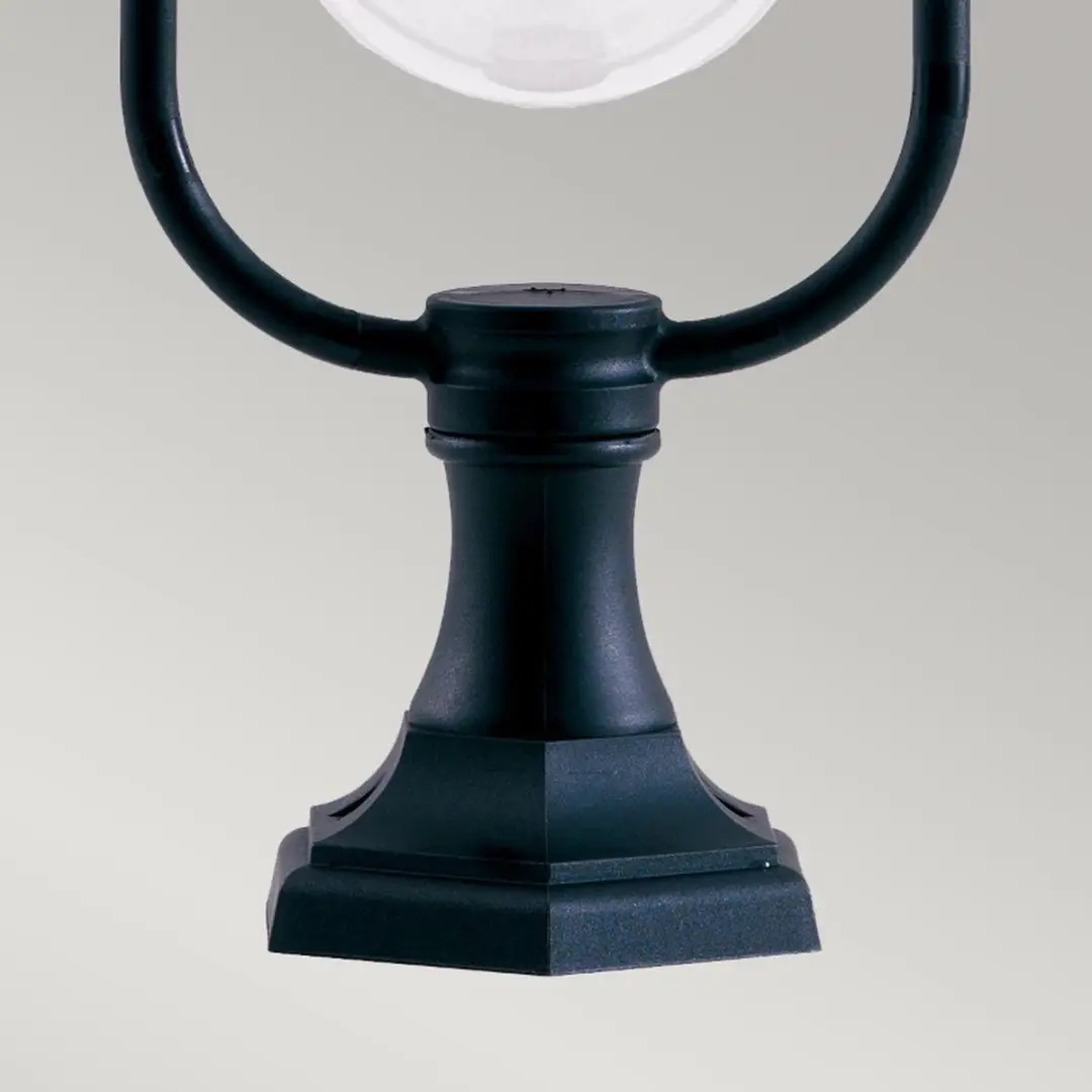 Elstead Mini LED Tuin Pilaar Shannon E27 - 60W - IP44 - Zwart