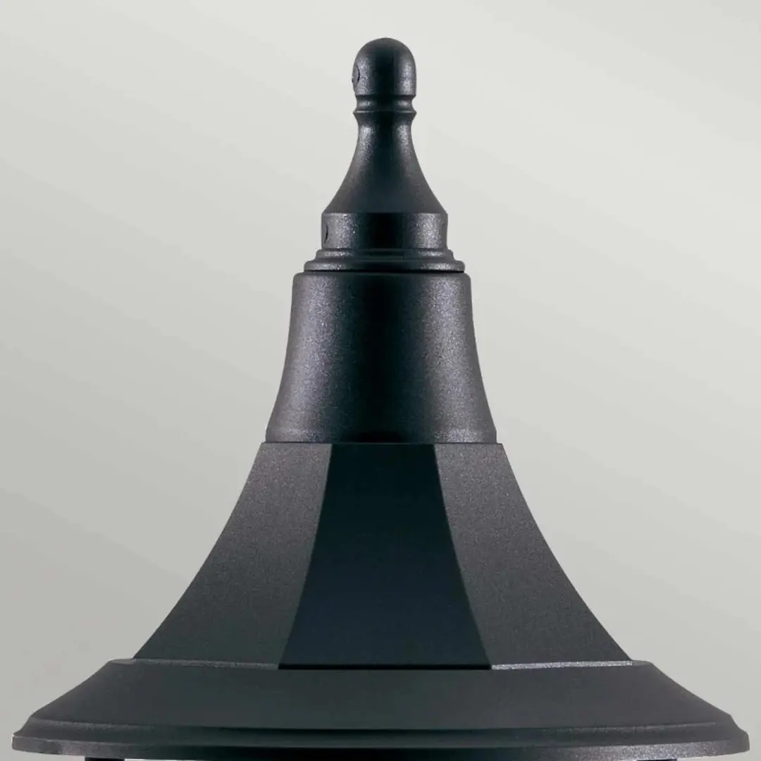 Elstead Mini LED Tuin Pilaar Shannon E27 - 60W - IP44 - Zwart