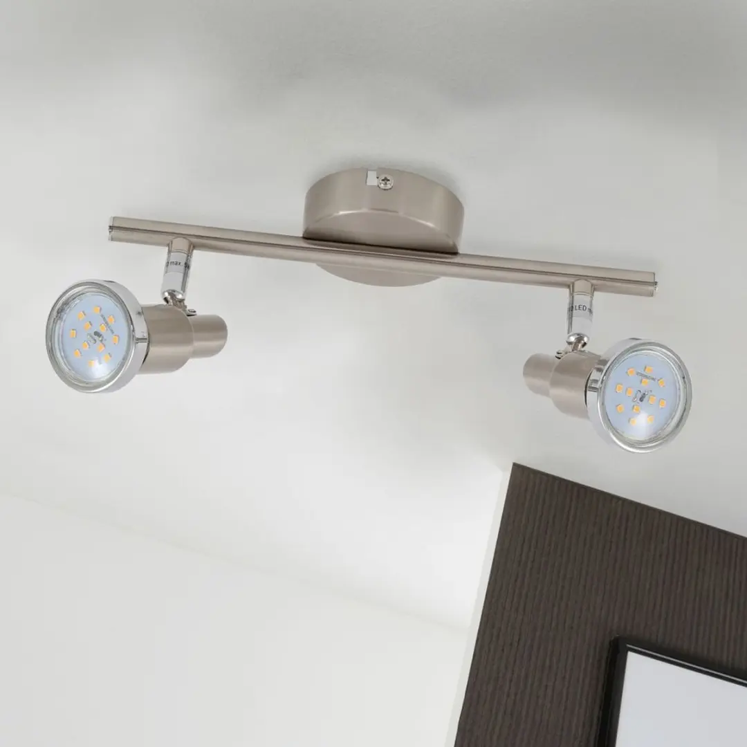 Briloner COOL Plafondlamp 2x3000K GU10 - Mat nikkel