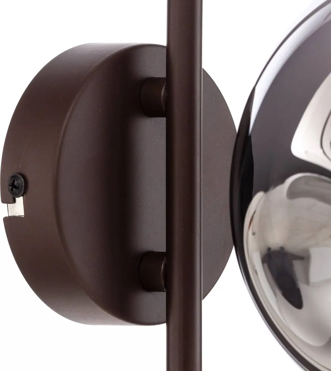 Lindby Wandlamp 1 Licht E14 - Rookgrijs/Koffie