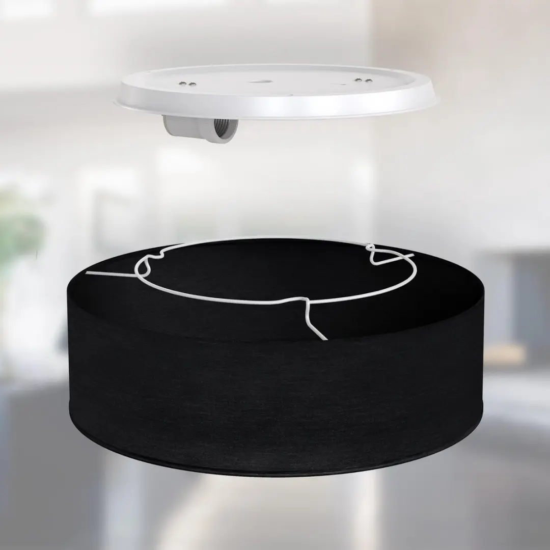 Briloner Plafondlamp Ø30cm - 2x E27 - Zwart