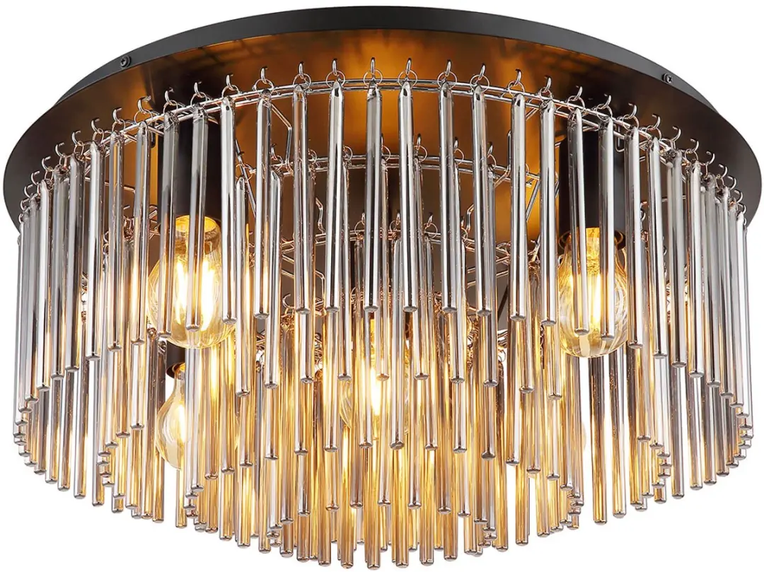Globo Gorley Plafondlamp Zwart Ø50cm