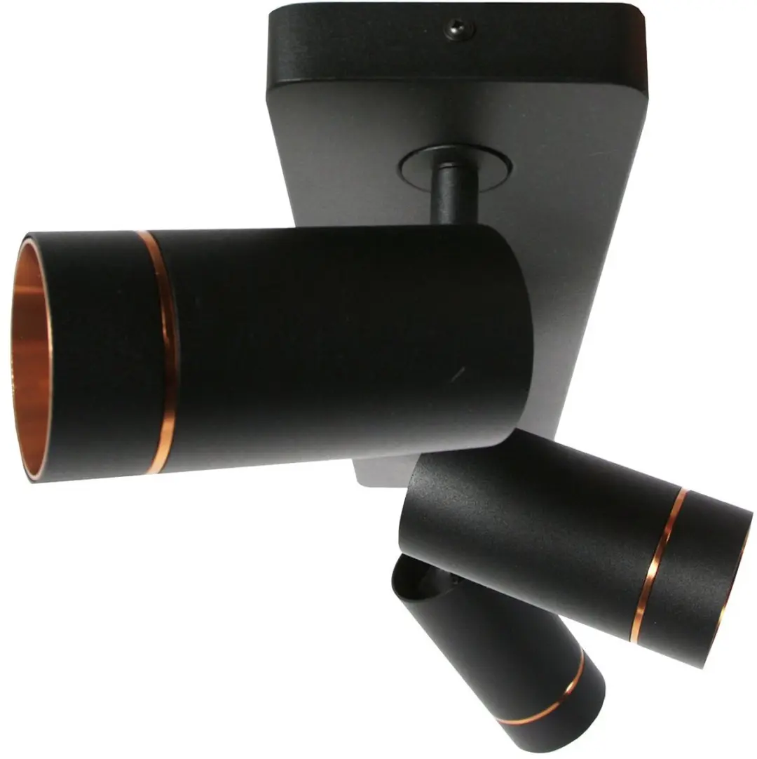Steinhauer Downlume 4862ZW Spot 3-lichts GU10 - 50cm x 10cm - Zwart - afbeelding 6 van 6
