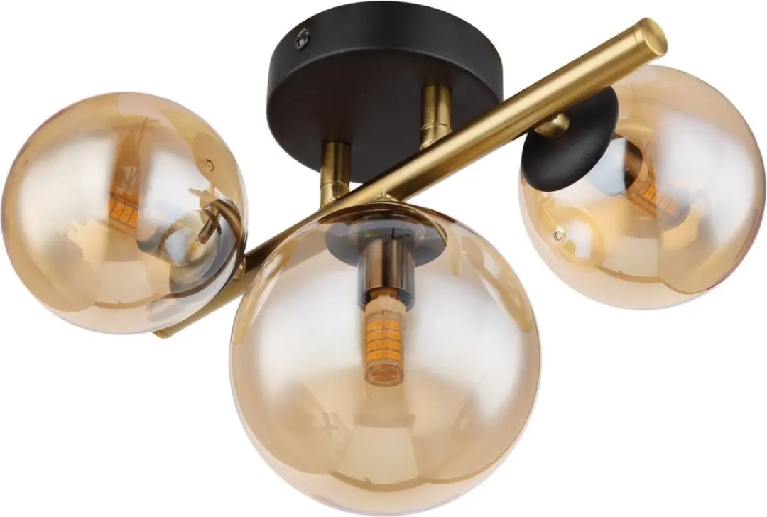 Globo Plafondlamp RIHA 3.50 - 3x G9 - Zwart