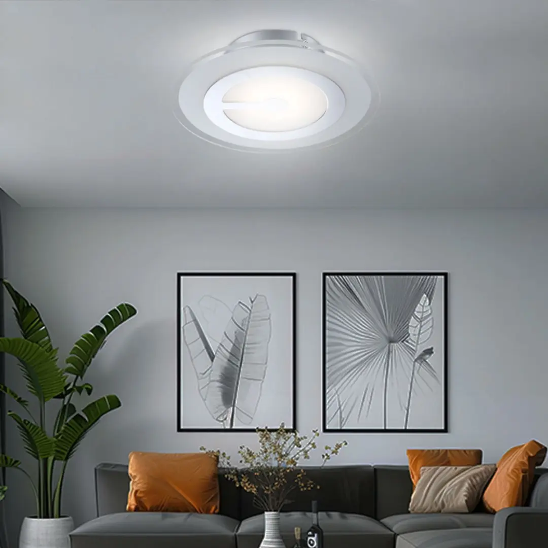 Globo Plafondlamp 23x5,7cm LED - 2 Stuks - Warm Wit
