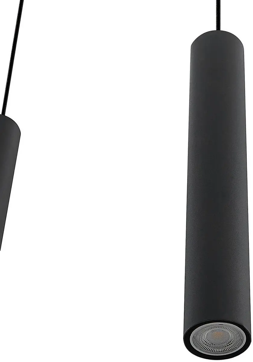 Lindby Hanglamp 7x GU10 10W - Zandzwart