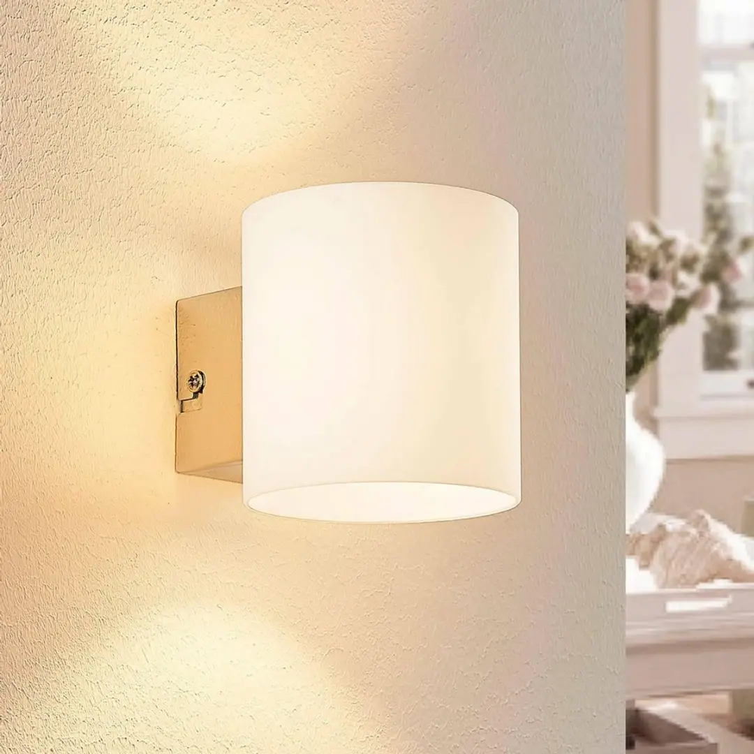 Lindby Wandlamp Glas Metaal 1 Licht G9 3000K