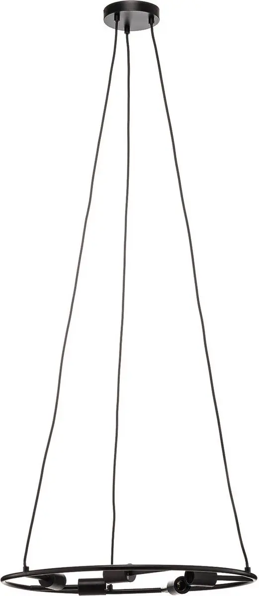 Lucande Hanglamp 5-Lichts E27 - Zwart