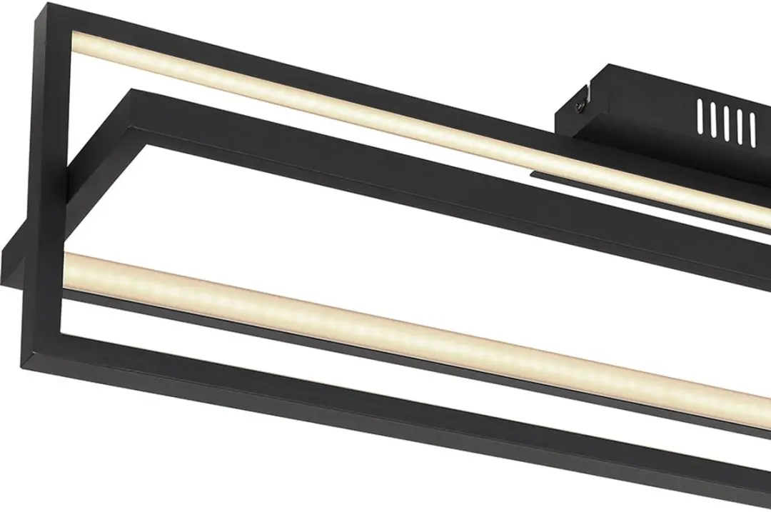 Globo LED Plafondlamp Nachtlamp Zwart - 23W Warm Wit