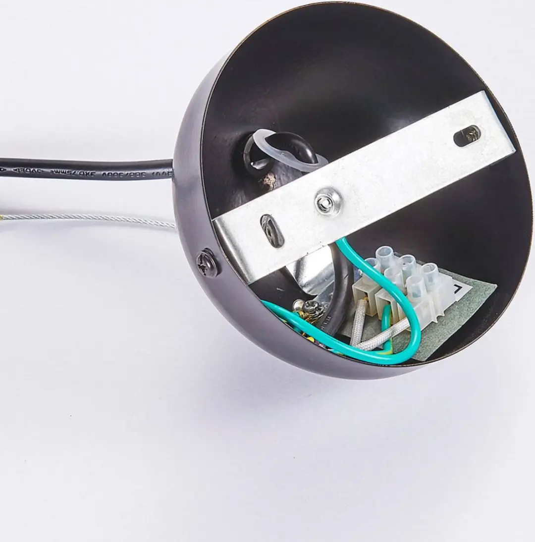 Lindby Cerchio+ Hanglamp 5-licht - Zwart/Goud