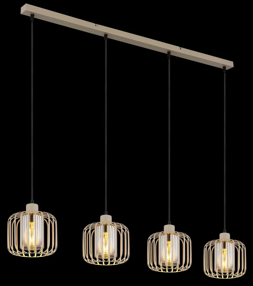 Globo Alfred Hanglamp Metaal - 4 Lichtpunten E27
