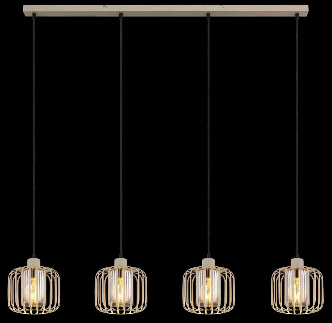 Globo Alfred Hanglamp Metaal - 4 Lichtpunten E27