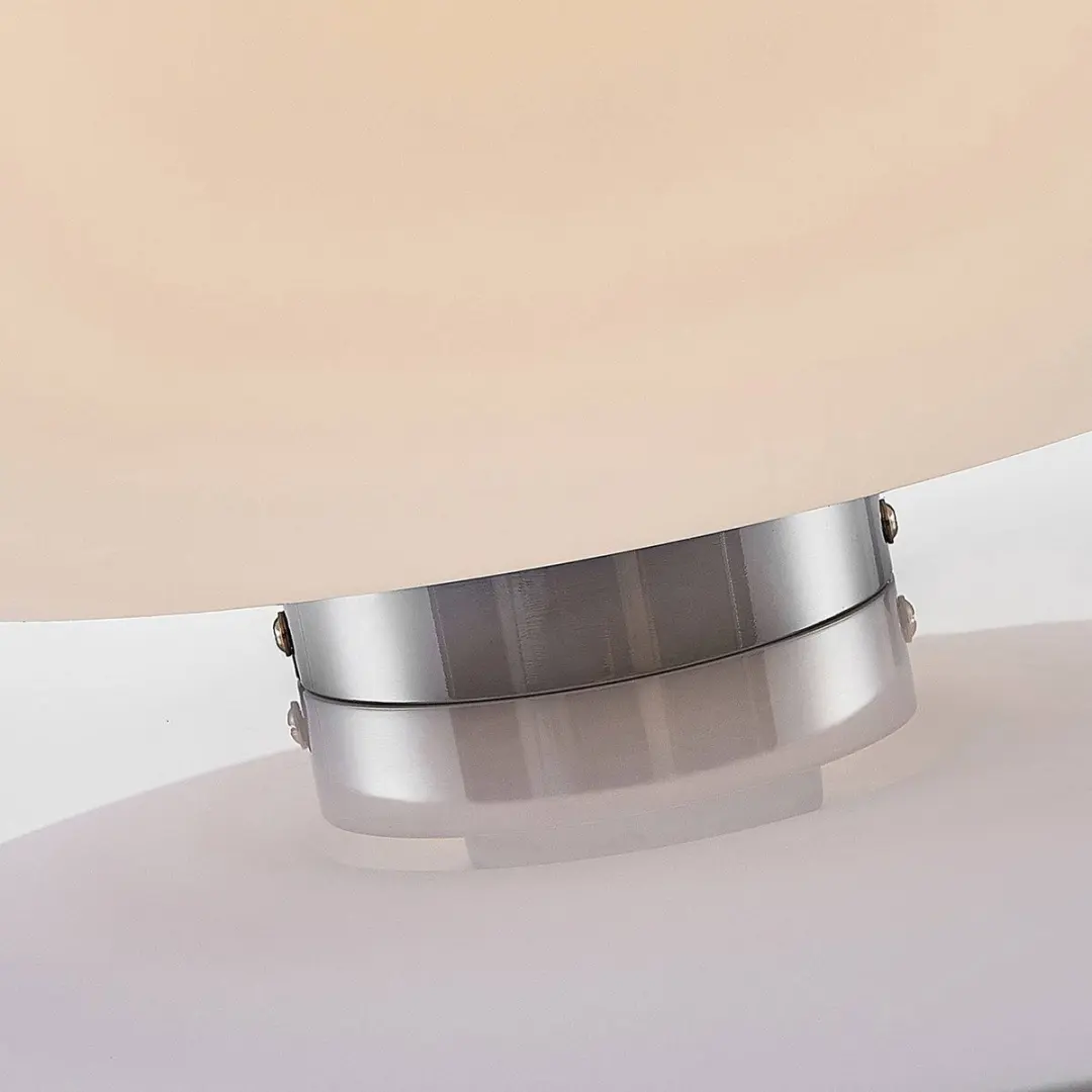 Lindby Plafondlamp 1 Licht E27 - 38cm - Wit/Chroom