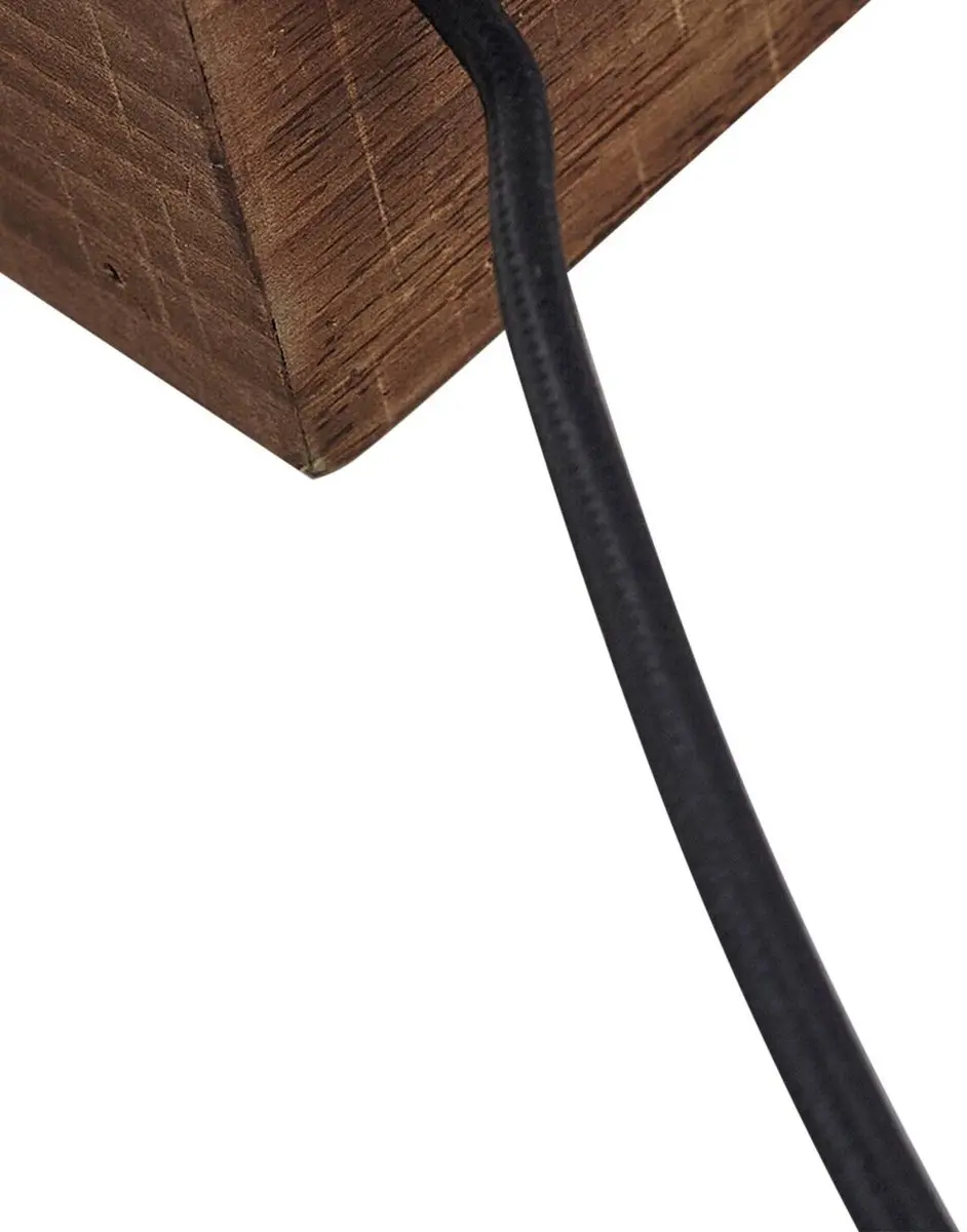 Lindby Wandlamp 4-Lichts Donker Hout
