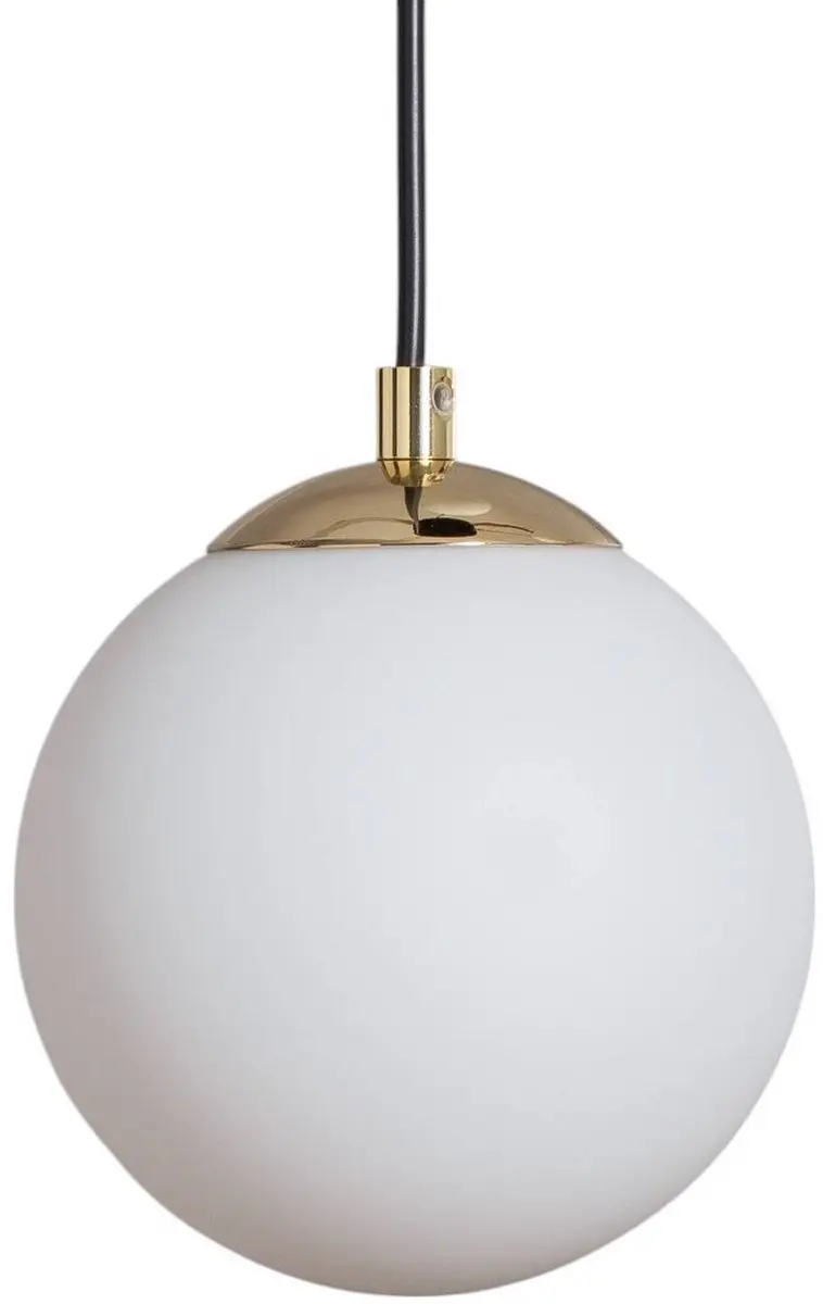 Euluna Hanglamp 4-Lichts Staal Glas - Zwart/Wit Opaal - afbeelding 6 van 6